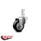 Service Caster 3.5 Inch Black Polyurethane Wheel Swivel 7/8 Inch Square Stem Caster SCC SCC-SQ20S3514-PPUB-BLK-78 - alternate 4